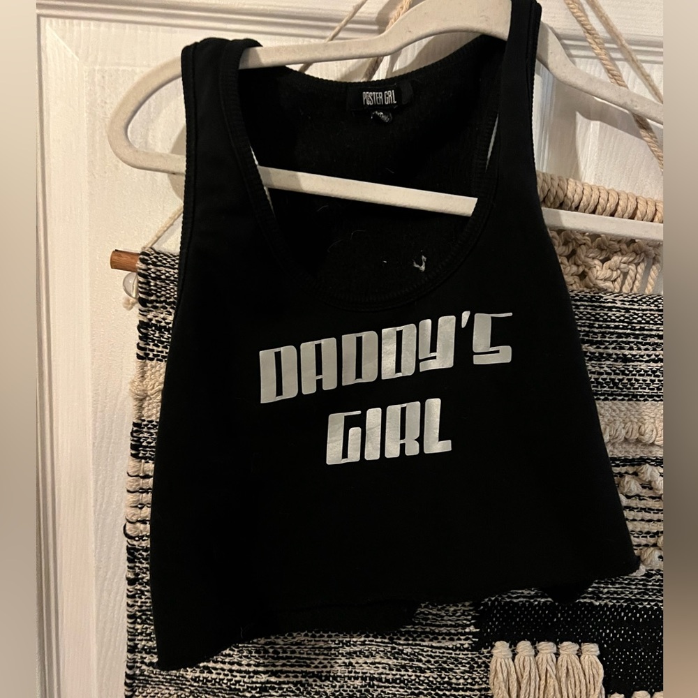 POSTER GRL X DOLLS KILL DADDYS GIRL TANK SZ S